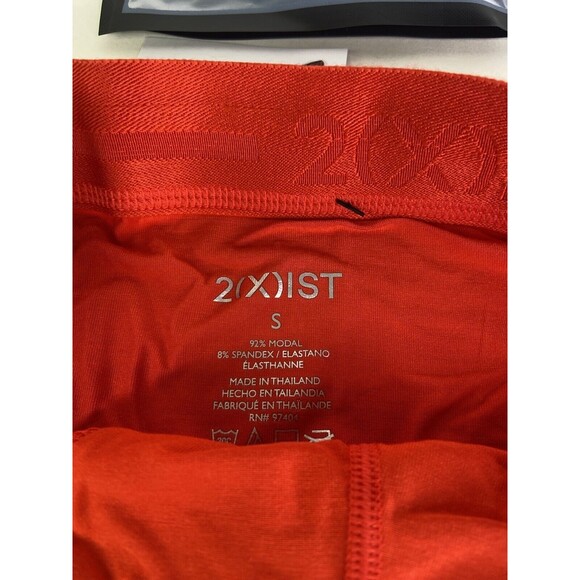 2xist Luxe Modal Low Rise Brief Underwear Endangered Red Mens Size S - Picture 4 of 4